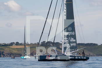 2022-05-09 - Fabrice Amedeo, NEXANS - ART & FENÊTRES during the start of the Guyader Bermudes 1000 Race, IMOCA Globe Series sailing race on May 8, 2022 in Brest, France - GUYADER BERMUDES 1000 RACE, IMOCA GLOBE SERIES SAILING RACE - SAILING - OTHER SPORTS