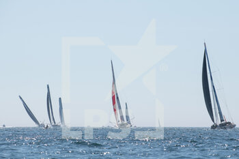 2022-05-09 - Start illustration during the Guyader Bermudes 1000 Race, IMOCA Globe Series sailing race on May 8, 2022 in Brest, France - GUYADER BERMUDES 1000 RACE, IMOCA GLOBE SERIES SAILING RACE - SAILING - OTHER SPORTS