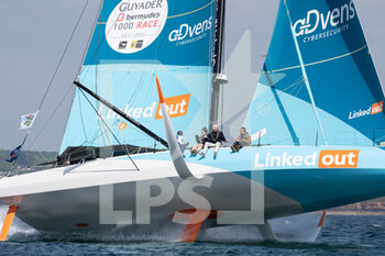 11/05/2022 - Thomas Ruyant, LINKEDOUT during the Défi Pom’Potes Runs of the Guyader Bermudes 1000 Race, IMOCA Globe Series sailing race on May 6, 2022 in Brest, France - DéFI POM'POTES RUNS OF THE GUYADER BERMUDES 1000 RACE, IMOCA GLOBE SERIES SAILING RACE - VELA - ALTRO