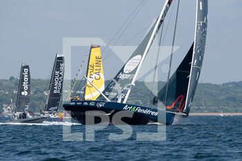 11/05/2022 - Fabrice Amedeo, NEXANS - ART & FENÊTRES during the Défi Pom’Potes Runs of the Guyader Bermudes 1000 Race, IMOCA Globe Series sailing race on May 6, 2022 in Brest, France - DéFI POM'POTES RUNS OF THE GUYADER BERMUDES 1000 RACE, IMOCA GLOBE SERIES SAILING RACE - VELA - ALTRO