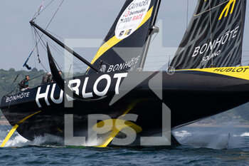 11/05/2022 - Alan Roura, HUBLOT during the Défi Pom’Potes Runs of the Guyader Bermudes 1000 Race, IMOCA Globe Series sailing race on May 6, 2022 in Brest, France - DéFI POM'POTES RUNS OF THE GUYADER BERMUDES 1000 RACE, IMOCA GLOBE SERIES SAILING RACE - VELA - ALTRO
