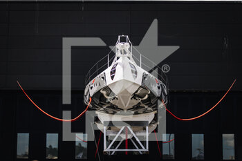 2022-06-27 - New imoca 60 launch, vandb monbana mayenne, skipper Maxime Sorel, in Concarneau, France, on 27 june 2022, photo Pierre Bouras / DPPI - SAILING - NEW IMOCA 60 MAXIME SOREL - SAILING - OTHER SPORTS