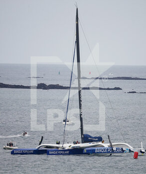 2022-10-25 - ULTIM 32/23, MAXI BANQUE POPULAIRE XI, Skipper Armel Le Cleac’h during the pre start of the Route du Rhum-Destination Guadeloupe 2022, solo transatlantic race, Saint-Malo - Guadeloupe (6,562 kilometres) on October 25, 2022 in Saint-Malo, France - SAILING - ROUTE DU RHUM 2022 - SAILING - OTHER SPORTS