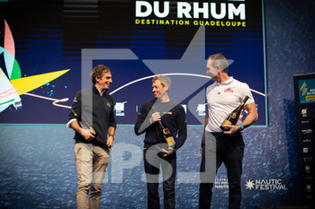 2022-12-12 - Thomas Ruyant, Linkedout, Imoca winner during the Prize Giving of the Route du Rhum 2022 on December 10, 2022 at Salon nautique de Paris in Paris, France - SAILING - ROUTE DU RHUM 2022 - PRIZE GIVING - SAILING - OTHER SPORTS