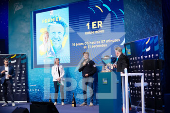 2022-12-12 - Rhum Mono, Jean-Pierre DICK winner during the Prize Giving of the Route du Rhum 2022 on December 10, 2022 at Salon nautique de Paris in Paris, France - SAILING - ROUTE DU RHUM 2022 - PRIZE GIVING - SAILING - OTHER SPORTS