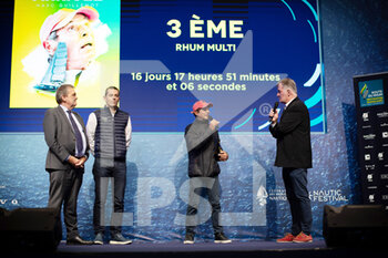 12/12/2022 - RHUM MULTI, Marc GUILLEMOT 3rd place during the Prize Giving of the Route du Rhum 2022 on December 10, 2022 at Salon nautique de Paris in Paris, France - SAILING - ROUTE DU RHUM 2022 - PRIZE GIVING - VELA - ALTRO