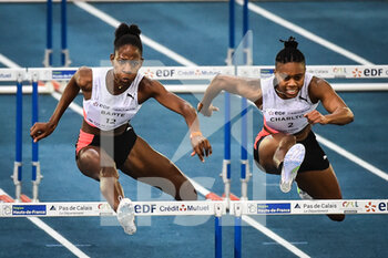 2022-02-17 - Laeticia BAPTE of France and Devynne CHARLTON of Bahamas during the World Athletics Indoor Tour, Meeting Hauts-de France Pas de Calais on February 17, 2022 at Arena Stade Couvert in Lievin, France - WORLD ATHLETICS INDOOR TOUR - INTERNATIONALS - ATHLETICS
