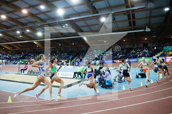 2022-03-02 - Illustration Women 800 m during the World Athletics Indoor Tour Madrid 2022 on March 2, 2022 at the Polideportivo Gallur in Madrid, Spain -Photo Oscar J Barroso / Spain DPPI / DPPI - WORLD ATHLETICS INDOOR TOUR MADRID 2022 - INTERNATIONALS - ATHLETICS