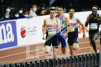 2022-03-02 - Mariano Garcia of Spain in action during the Men 800 m of the World Athletics Indoor Tour Madrid 2022 on March 2, 2022 at the Polideportivo Gallur in Madrid, Spain -Photo Oscar J Barroso / Spain DPPI / DPPI - WORLD ATHLETICS INDOOR TOUR MADRID 2022 - INTERNATIONALS - ATHLETICS