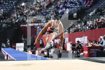 2022-03-06 - Jean-Marc Pontvianne of France (Men's Triple Jump) competes during the World Athletics Indoor Tour, Meeting de Paris 2022 on March 6, 2022 at Accor Arena in Paris, France - WORLD ATHLETICS INDOOR TOUR, MEETING DE PARIS 2022 - INTERNATIONALS - ATHLETICS