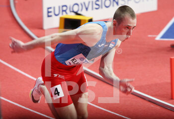 2022-03-18 - Bosky Kijanovic of Serbia, Heats 400M Men during the World Athletics Indoor Championships 2022 on March 18, 2022 at Stark Arena in Belgrade, Serbia - WORLD ATHLETICS INDOOR CHAMPIONSHIPS 2022 - INTERNATIONALS - ATHLETICS