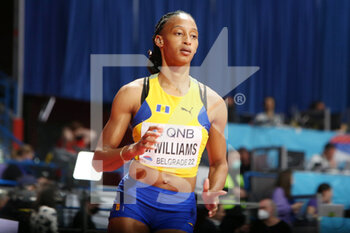 2022-03-18 - Sad Williams of Bahrain, Heats 400 M Women during the World Athletics Indoor Championships 2022 on March 18, 2022 at Stark Arena in Belgrade, Serbia - WORLD ATHLETICS INDOOR CHAMPIONSHIPS 2022 - INTERNATIONALS - ATHLETICS