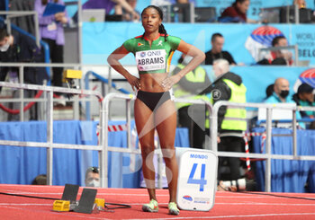 2022-03-18 - Aliyah Abrams of Guyana, Heats 400 M Women during the World Athletics Indoor Championships 2022 on March 18, 2022 at Stark Arena in Belgrade, Serbia - WORLD ATHLETICS INDOOR CHAMPIONSHIPS 2022 - INTERNATIONALS - ATHLETICS