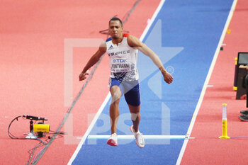 2022-03-18 - Jean Marc Pontvianne of France Final Triple Jump during the World Athletics Indoor Championships 2022 on March 18, 2022 at Stark Arena in Belgrade, Serbia - WORLD ATHLETICS INDOOR CHAMPIONSHIPS 2022 - INTERNATIONALS - ATHLETICS