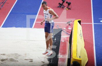 2022-03-18 - Jean Marc Pontvianne of France Final Triple Jump during the World Athletics Indoor Championships 2022 on March 18, 2022 at Stark Arena in Belgrade, Serbia - WORLD ATHLETICS INDOOR CHAMPIONSHIPS 2022 - INTERNATIONALS - ATHLETICS