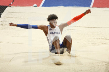 2022-03-18 - Melvin Raffin of France Final Triple Jump during the World Athletics Indoor Championships 2022 on March 18, 2022 at Stark Arena in Belgrade, Serbia - WORLD ATHLETICS INDOOR CHAMPIONSHIPS 2022 - INTERNATIONALS - ATHLETICS
