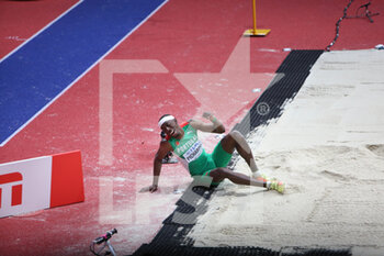 2022-03-18 - Pedro Pichardo of Portugal, Final Triple Jump Men during the World Athletics Indoor Championships 2022 on March 18, 2022 at Stark Arena in Belgrade, Serbia - WORLD ATHLETICS INDOOR CHAMPIONSHIPS 2022 - INTERNATIONALS - ATHLETICS