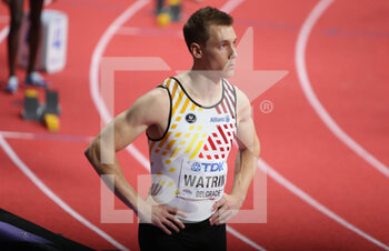 2022-03-18 - Julien WATRIN of Belgium, 1/2 Final 400 M Men during the World Athletics Indoor Championships 2022 on March 18, 2022 at Stark Arena in Belgrade, Serbia - WORLD ATHLETICS INDOOR CHAMPIONSHIPS 2022 - INTERNATIONALS - ATHLETICS