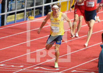2022-03-18 - Carl BENGTSTROM of Sweden, 1/2 Final 400 M Men during the World Athletics Indoor Championships 2022 on March 18, 2022 at Stark Arena in Belgrade, Serbia - WORLD ATHLETICS INDOOR CHAMPIONSHIPS 2022 - INTERNATIONALS - ATHLETICS