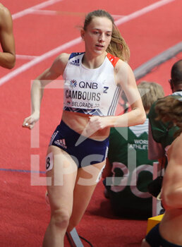 2022-03-18 - Leonie CAMBOURS of France, 800 M Pentathlon Women during the World Athletics Indoor Championships 2022 on March 18, 2022 at Stark Arena in Belgrade, Serbia - WORLD ATHLETICS INDOOR CHAMPIONSHIPS 2022 - INTERNATIONALS - ATHLETICS