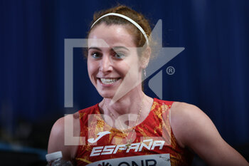 2022-03-19 - Lorena MARTIN of Spain, Heats 800 M Women during the World Athletics Indoor Championships 2022 on March 19, 2022 at Stark Arena in Belgrade, Serbia - WORLD ATHLETICS INDOOR CHAMPIONSHIPS 2022 - INTERNATIONALS - ATHLETICS