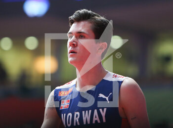 2022-03-19 - Jakob INGEBRIGTSEN of Norway, Heats 1500 M Men during the World Athletics Indoor Championships 2022 on March 19, 2022 at Stark Arena in Belgrade, Serbia - WORLD ATHLETICS INDOOR CHAMPIONSHIPS 2022 - INTERNATIONALS - ATHLETICS