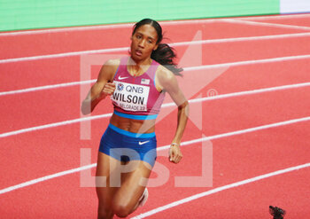 2022-03-20 - Ajee WILSON of USA, Final 800 M Women during the World Athletics Indoor Championships 2022 on March 20, 2022 at Stark Arena in Belgrade, Serbia - WORLD ATHLETICS INDOOR CHAMPIONSHIPS 2022 - INTERNATIONALS - ATHLETICS