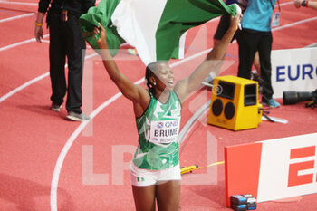 2022-03-20 - Ese BRUME of Nigeria, Final Long Jump Women during the World Athletics Indoor Championships 2022 on March 20, 2022 at Stark Arena in Belgrade, Serbia - WORLD ATHLETICS INDOOR CHAMPIONSHIPS 2022 - INTERNATIONALS - ATHLETICS
