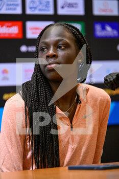 2022-06-08 - Athing Mu (USA) during the Golden Gala press conference Pietro Mennea fifth leg Wanda Diamond League in the conference room of the Olympic Stadium in Rome on 08 June 2022 - 2022 ROME WANDA DIAMOND LEAGUE PRESS CONFERENCE - INTERNATIONALS - ATHLETICS