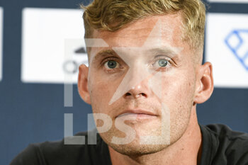 2022-06-17 - Kevin Mayer of France attends the press conference during the Wanda Diamond League 2022, Meeting de Paris (athletics) on June 17, 2022 at Charlety stadium in Paris, France - ATHLETICS - DIAMOND LEAGUE 2022 - MEETING DE PARIS - INTERNATIONALS - ATHLETICS