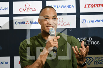 2022-06-17 - Pascal Martinot-Lagarde of France attends the press conference during the Wanda Diamond League 2022, Meeting de Paris (athletics) on June 17, 2022 at Charlety stadium in Paris, France - ATHLETICS - DIAMOND LEAGUE 2022 - MEETING DE PARIS - INTERNATIONALS - ATHLETICS