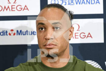 2022-06-17 - Pascal Martinot-Lagarde of France attends the press conference during the Wanda Diamond League 2022, Meeting de Paris (athletics) on June 17, 2022 at Charlety stadium in Paris, France - ATHLETICS - DIAMOND LEAGUE 2022 - MEETING DE PARIS - INTERNATIONALS - ATHLETICS