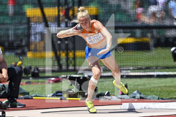 2022-07-17 - Anouk Vetter of The Netherlands competing on Women's Shot Put - Heptathlon during the World Athletics Championships on July 17, 2022 in Eugene, United States - ATHLETICS - WORLD CHAMPIONSHIPS 2022 - INTERNATIONALS - ATHLETICS
