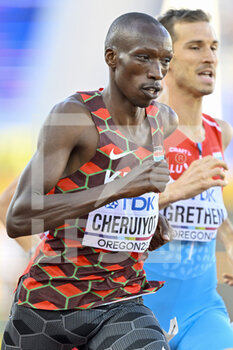 2022-07-17 - Timothy Cheruiyot of Kenya competing on Men's Semi-Final 1500 metres during the World Athletics Championships on July 17, 2022 in Eugene, United States - ATHLETICS - WORLD CHAMPIONSHIPS 2022 - INTERNATIONALS - ATHLETICS