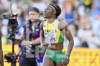 2022-07-17 - Sherida Jackson of Jamaica Silver medal competing on Women's 100 metres during the World Athletics Championships on July 17, 2022 in Eugene, United States - ATHLETICS - WORLD CHAMPIONSHIPS 2022 - INTERNATIONALS - ATHLETICS