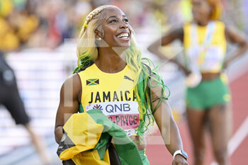 2022-07-17 - Shelly-Ann Fraser-Pryce of Jamaica Gold medal competing on Women's 100 metres during the World Athletics Championships on July 17, 2022 in Eugene, United States - ATHLETICS - WORLD CHAMPIONSHIPS 2022 - INTERNATIONALS - ATHLETICS