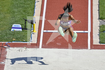 2022-07-18 - Kendell Williams of USA competing on Women's Long Jump - Heptathlon during the World Athletics Championships on July 18, 2022 in Eugene, United States - ATHLETICS - WORLD CHAMPIONSHIPS 2022 - INTERNATIONALS - ATHLETICS