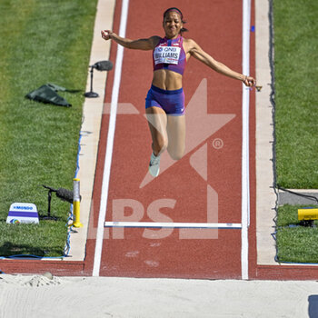 2022-07-18 - Kendell Williams of USA competing on Women's Long Jump - Heptathlon during the World Athletics Championships on July 18, 2022 in Eugene, United States - ATHLETICS - WORLD CHAMPIONSHIPS 2022 - INTERNATIONALS - ATHLETICS
