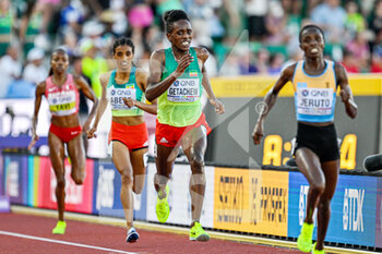 2022-07-20 - Werkuha Getachew of Ethiopia Silver medal on Women's 3000m steeplechase during the World Athletics Championships on July 20, 2022 in Eugene, United States - ATHLETICS - WORLD CHAMPIONSHIPS 2022 - INTERNATIONALS - ATHLETICS
