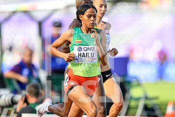 2022-07-21 - Freweyni Hailu of Ethiopia competing on Women's Heats 800m during the World Athletics Championships on July 21, 2022 in Eugene, United States - ATHLETICS - WORLD CHAMPIONSHIPS 2022 - INTERNATIONALS - ATHLETICS