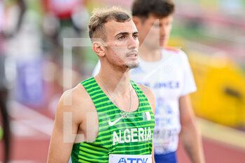 2022-07-21 - Slimane Moula of Algeria competing on Men's Semi-Final 800m during the World Athletics Championships on July 21, 2022 in Eugene, United States - ATHLETICS - WORLD CHAMPIONSHIPS 2022 - INTERNATIONALS - ATHLETICS