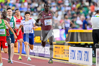 2022-07-21 - Marco Arop of Canada competing on Men's Semi-Final 800m during the World Athletics Championships on July 21, 2022 in Eugene, United States - ATHLETICS - WORLD CHAMPIONSHIPS 2022 - INTERNATIONALS - ATHLETICS