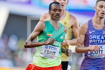 2022-07-24 - Muktar Edris of Ethiopia competing on Men's 5000m during the World Athletics Championships on July 24, 2022 in Eugene, United States - ATHLETICS - WORLD CHAMPIONSHIPS 2022 - INTERNATIONALS - ATHLETICS