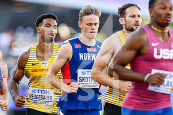 2022-07-24 - Sander Skotheim of Norway competing on Men's 1500m during the World Athletics Championships on July 24, 2022 in Eugene, United States - ATHLETICS - WORLD CHAMPIONSHIPS 2022 - INTERNATIONALS - ATHLETICS