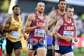 2022-07-24 - Zachery Ziemek of USA competing on Men's 1500m during the World Athletics Championships on July 24, 2022 in Eugene, United States - ATHLETICS - WORLD CHAMPIONSHIPS 2022 - INTERNATIONALS - ATHLETICS