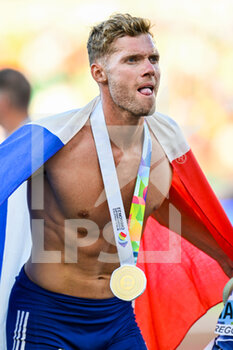 2022-07-24 - Kevin Mayer of France Gold medal after the Men's Decathlon 1500m during the World Athletics Championships on July 24, 2022 in Eugene, United States - ATHLETICS - WORLD CHAMPIONSHIPS 2022 - INTERNATIONALS - ATHLETICS