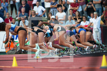 12/09/2022 - Starting 100m Women - GALà DEI CASTELLI - 2022 INTERNATIONAL ATHLETICS MEETING - INTERNAZIONALI - ATLETICA