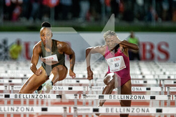 2022-09-12 - CAMACHO-QUINN Jasmine (Pur) and ALI Nia (Usa) 100m Hurdles Women - GALà DEI CASTELLI - 2022 INTERNATIONAL ATHLETICS MEETING - INTERNATIONALS - ATHLETICS