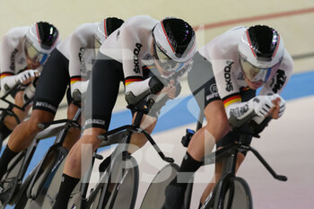 European Championships Munich 2022: Track cycling team pursuit qualifying - INTERNATIONALS - ATHLETICS