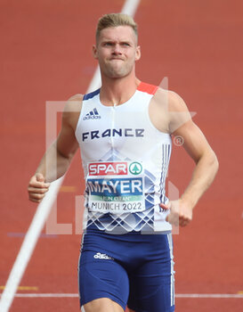 15/08/2022 - Kevin Mayer of France during the Men's Decathlon 100m at the European Championships Munich 2022 on August 15, 2022 in Munich, Germany - EUROPEAN CHAMPIONSHIPS MUNICH 2022 - INTERNAZIONALI - ATLETICA